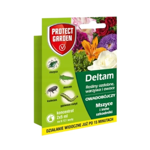 Deltam 2x5ml - środek owadobójczy w roślinach ozdobnych, warzywach i owocach