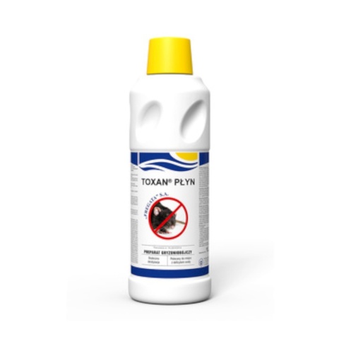 Toxan płyn gryzoniobójczy 1L